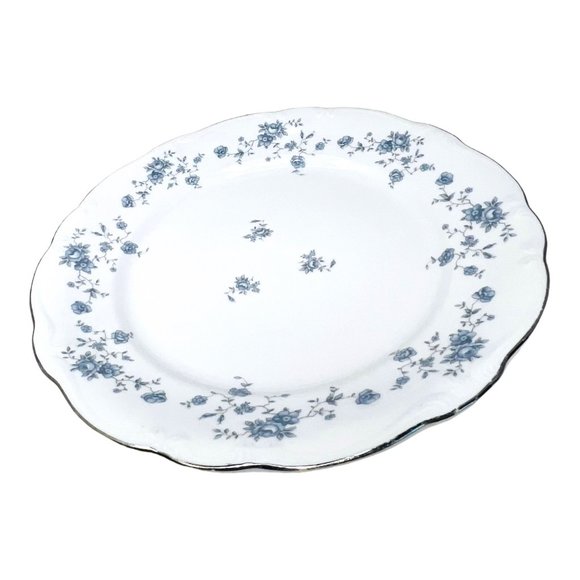 Johann Haviland Bavaria Germany Fine Porcelain Blue Garland Dinner Plate 10” Dia - Picture 1 of 7